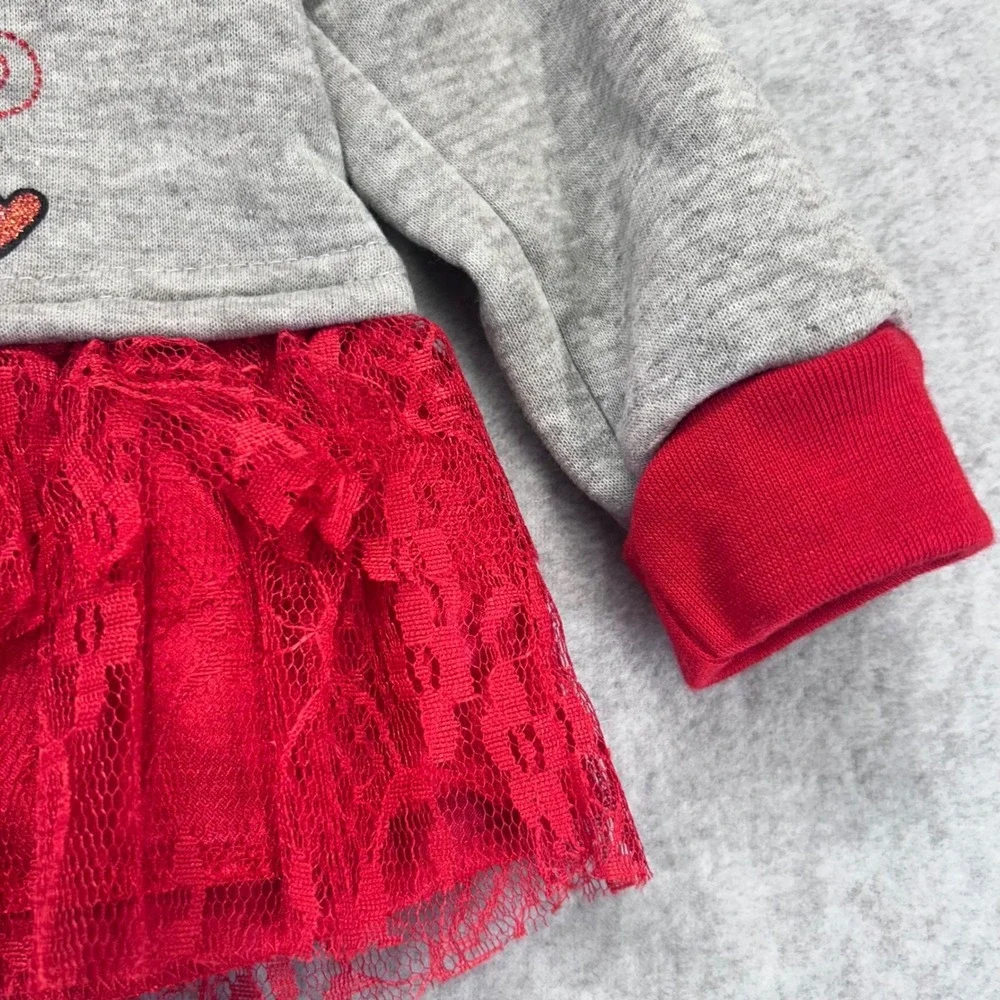 Cat Eiffel Tower Baby Girls Multi Swiggles 2-Pack Outfit Set Tulle 3/6 Months